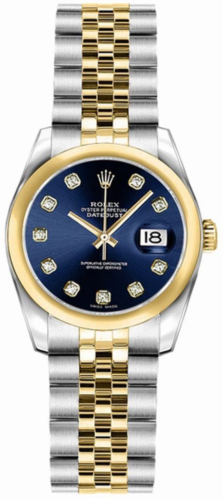 rolex femme cadran bleu|montre rolex datejust.